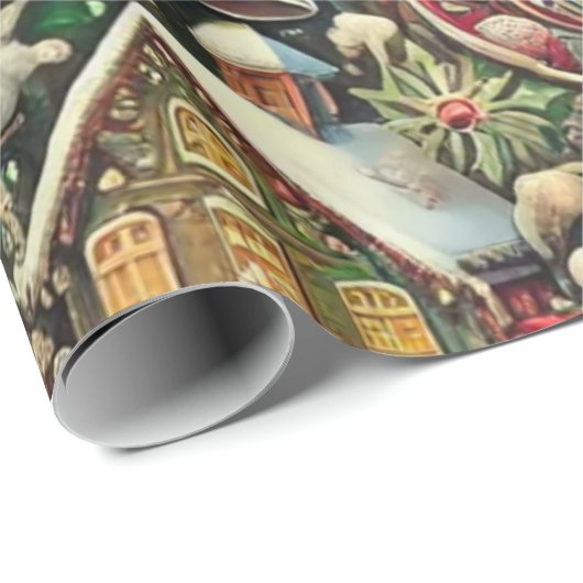 Weihnachtsfeier Geschenkpapier (Rolleneckpunkt)