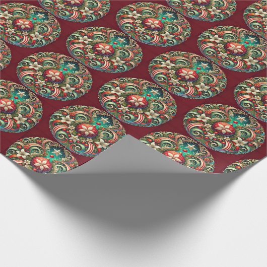 Weihnachtsfeier Geschenkpapier (Ecke)