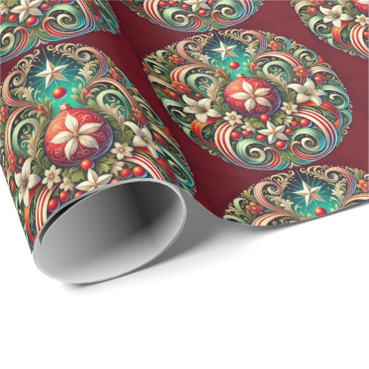 Weihnachtsfeier Geschenkpapier (Rolleneckpunkt)