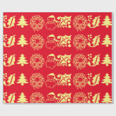 Weihnachtsfeier Geschenkpapier (Flach)