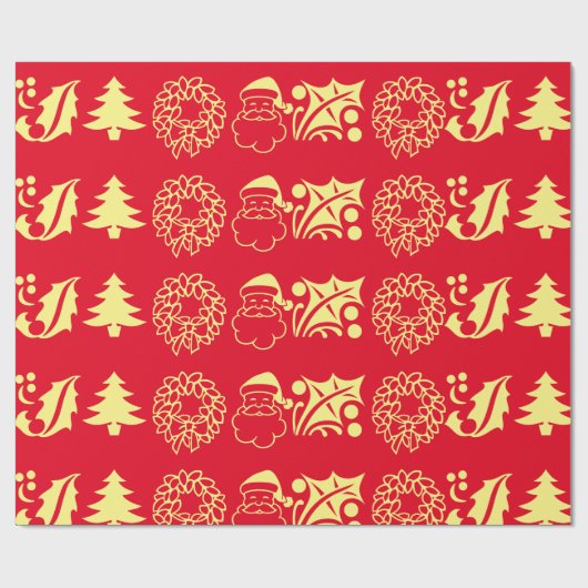 Weihnachtsfeier Geschenkpapier (Flach)