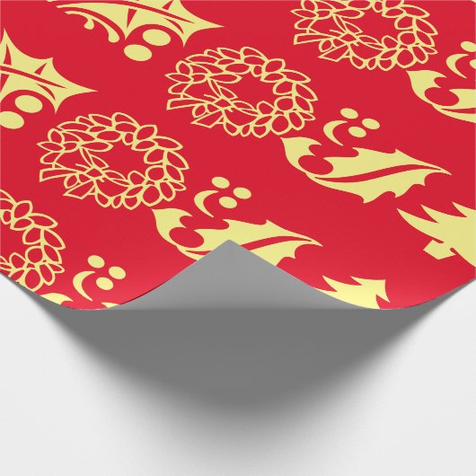 Weihnachtsfeier Geschenkpapier (Ecke)