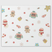 Weihnachtsfeier Geschenkpapier (Flach)