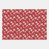 Weihnachtsfeier Geschenkpapier Set (Vorderseite 3)