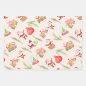 Weihnachtsfeier Geschenkpapier Set (Vorderseite)