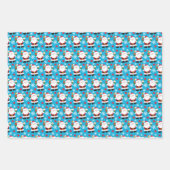 Weihnachtsfeier Geschenkpapier Set (Vorderseite)