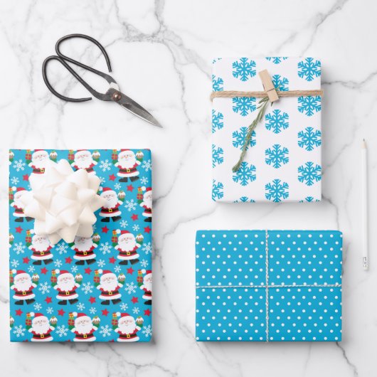 Weihnachtsfeier Geschenkpapier Set (Vorderseite)