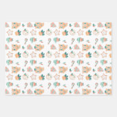 Weihnachtsfeier Geschenkpapier Set (Vorderseite)