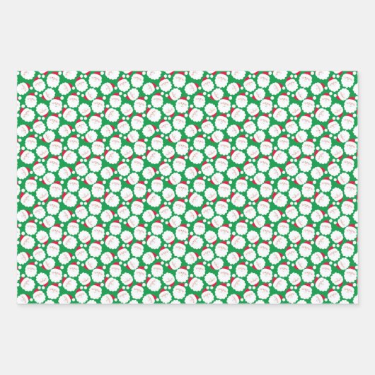 Weihnachtsfeier Geschenkpapier Set (Vorderseite)