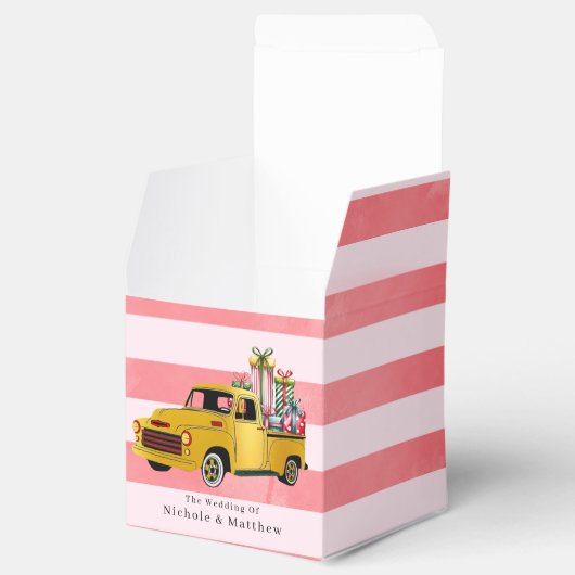 Weihnachtsfeier Geschenkschachtel (Geöffnet)