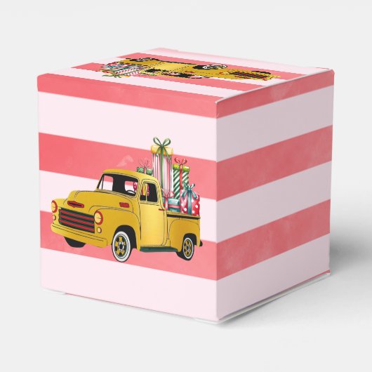 Weihnachtsfeier Geschenkschachtel (Rückseite)