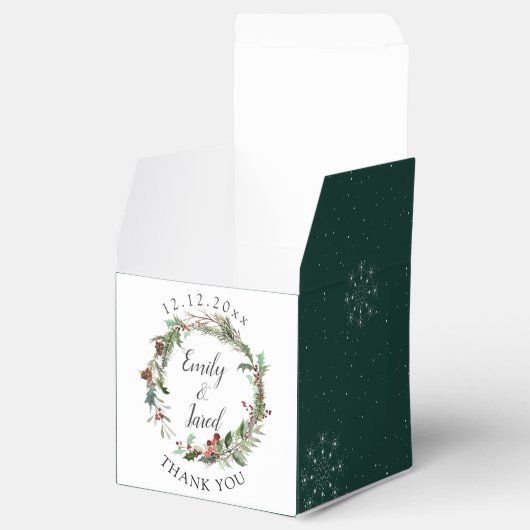 Weihnachtsfeier Geschenkschachtel (Geöffnet)