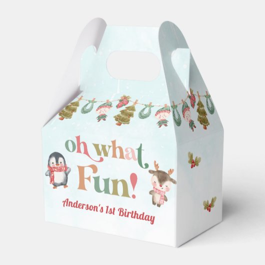 Weihnachtsfeier Geschenkschachtel (Vorderseite)