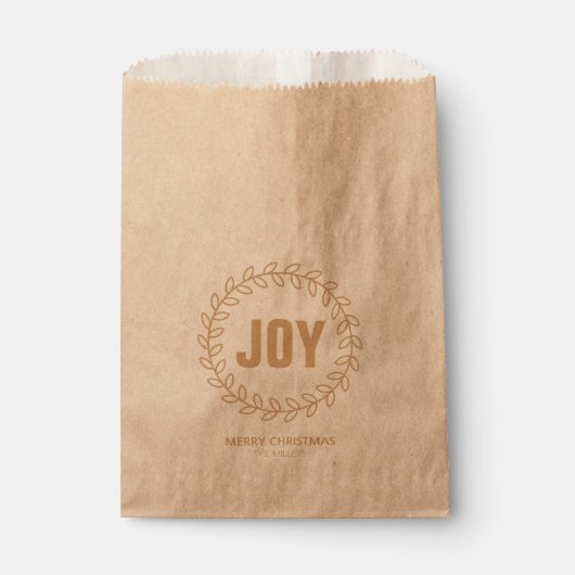 Weihnachtsfeier Geschenktütchen (Vorderseite)
