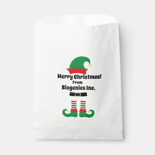 Weihnachtsfeier Geschenktütchen (Vorderseite)