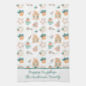 Weihnachtsfeier Geschirrtuch (Vertikal)