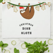 Weihnachtsfeier Geschirrtuch (Gefaltet)