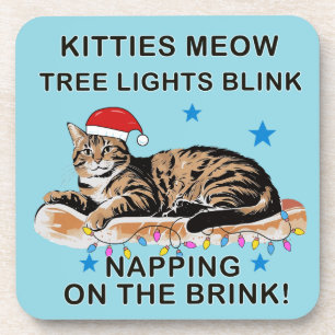 Weihnachtsfeier Getränkeuntersetzer