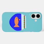 Weihnachtsfeier Goldfisch Case-Mate iPhone Hülle (Rückseite (Horizontal))