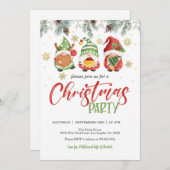 Weihnachtsfeier - Grenze Einladung (Vorne/Hinten)