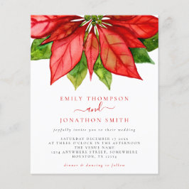 Weihnachtsfeier Große rote Poinsettia