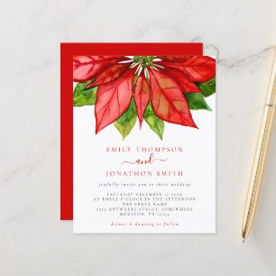 Weihnachtsfeier Große rote Poinsettia