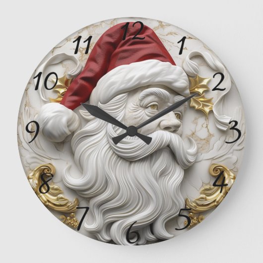 Weihnachtsfeier Große Wanduhr (Vorderseite)