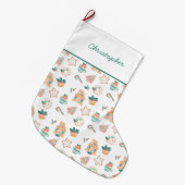 Weihnachtsfeier Großer Weihnachtsstrumpf (Vorderansicht (hängend))