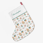 Weihnachtsfeier Großer Weihnachtsstrumpf (Rückseite (Hängend))