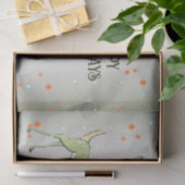 Weihnachtsfeier Grüne Hirsche Feiertage Süß Seidenpapier (Geschenk)