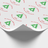 Weihnachtsfeier Grüße Geschenkpapier (Ecke)