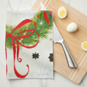 Weihnachtsfeier Handtuch (Viertel Falte)