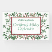 Weihnachtsfeier - Hängen Banner (Horizontal)