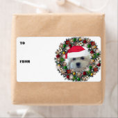 Weihnachtsfeier Havanese Gift Labels (Insitu)