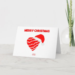 Weihnachtsfeier Horizontal Grußkarte Feiertagskarte