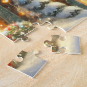 Weihnachtsfeier im bezauberten Winterdorf Puzzle (Seite)