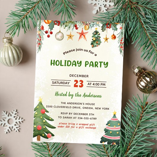 Weihnachtsfeier im Grünen Einladung