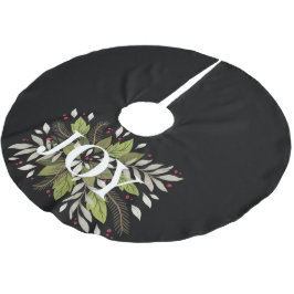 Weihnachtsfeier im Grünen Polyester Weihnachtsbaumdecke