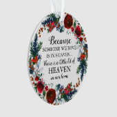 Weihnachtsfeier | Im Himmel Ornament (Vorderseite)