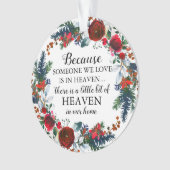 Weihnachtsfeier | Im Himmel Ornament (Vorderseite)