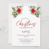 Weihnachtsfeier im Party Einladung (Vorderseite)