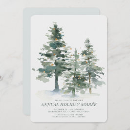 Weihnachtsfeier im Pinienwald Einladung