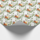 Weihnachtsfeier in Birnbaum Geschenkpapier (Ecke)