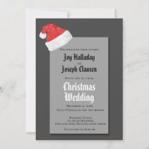 Weihnachtsfeier in der Roten Weihnachtsmannmütze