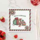 Weihnachtsfeier in der Weihnachtsmannschaft des We Serviette (Beispiel)