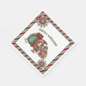 Weihnachtsfeier in der Weihnachtsmannschaft des We Serviette (Ecke)