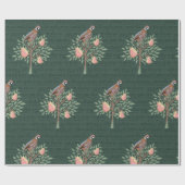 Weihnachtsfeier in einer Birne Geschenkpapier (Flach)