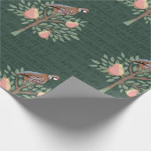 Weihnachtsfeier in einer Birne Geschenkpapier (Ecke)