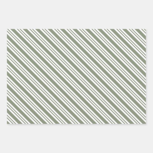 Weihnachtsfeier in Grün und Gold Geschenkpapier Set (Vorderseite 2)