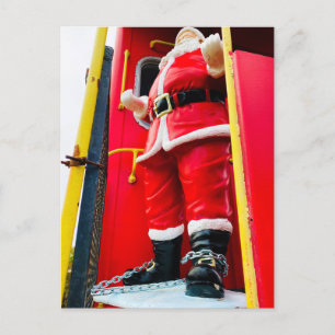 Weihnachtsfeier in Schwierigkeiten? Postkarte